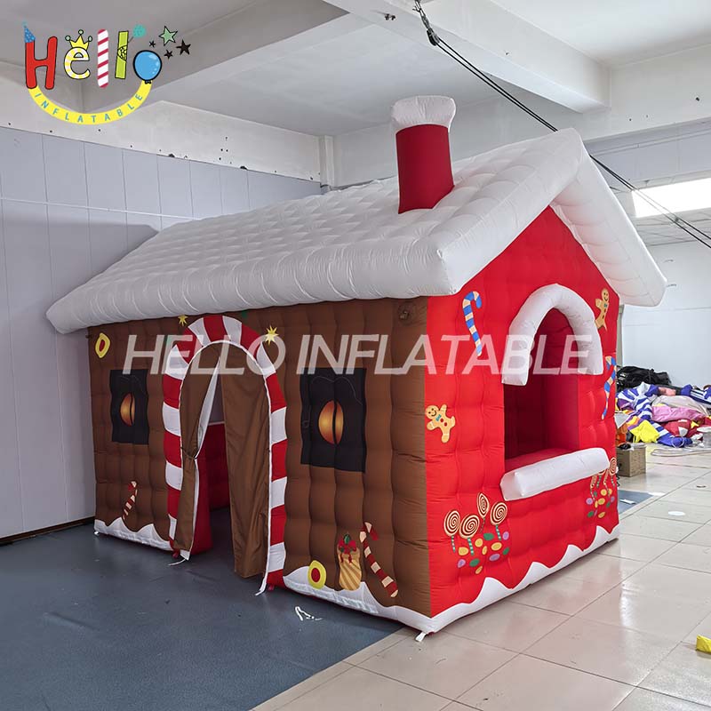 Factory Customized Christmas Inflatable Tent Cabin Santa Claus’ Home插图 Factory Customized Christmas Inflatable Tent Cabin Santa Claus’ Home插图