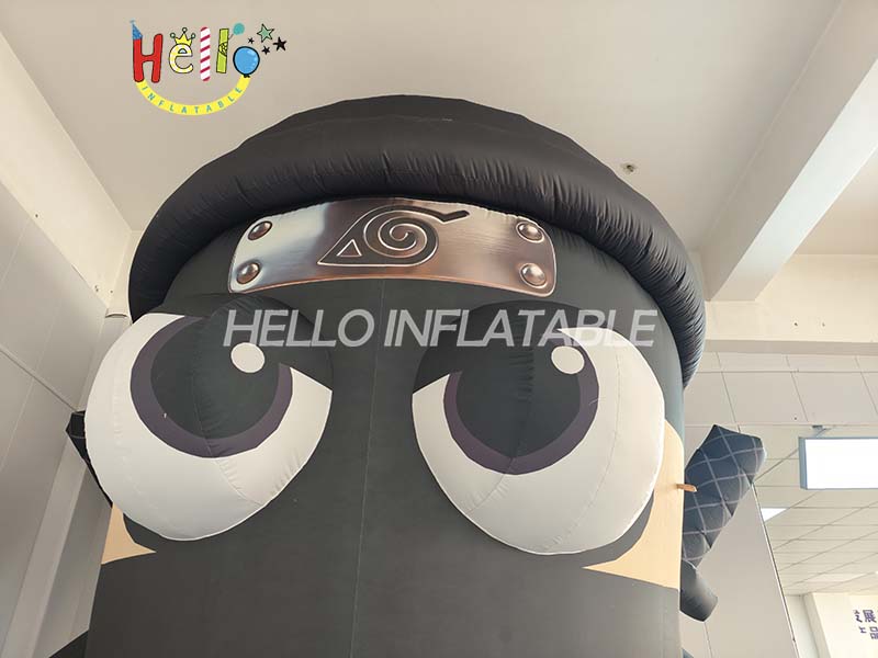 High Quality Advertising Inflatable Boy Cartoon Character Inflatable Coffee Ninja (3)
