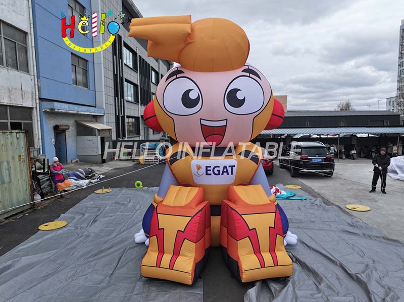 Custom Large-scale Advertising Inflatable Cartoon Character Inflatable Model with Electric Air Blower for Outdoor Events