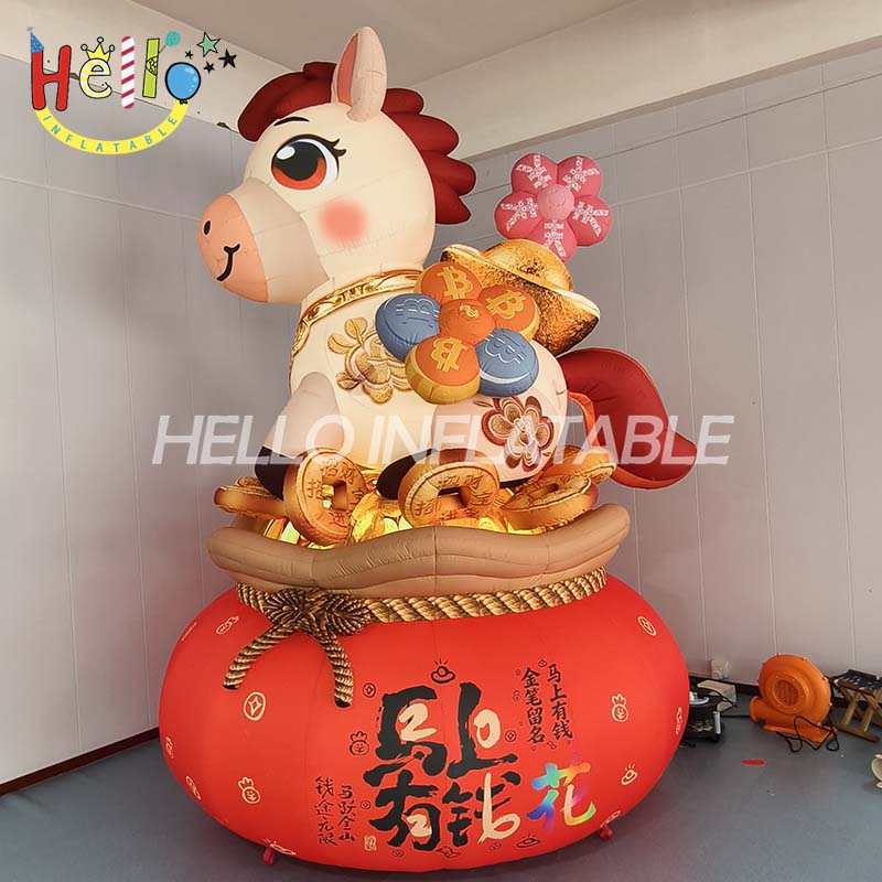 The Latest Design of Inflatable Cartoon Horses for Mall Event Decoration in 2026插图1 The Latest Design of Inflatable Cartoon Horses for Mall Event Decoration in 2026插图1