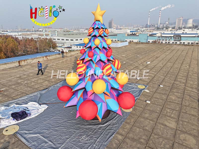 Christmas Shopping Mall Decoration 18 Foot Colorful Inflatable Christmas Tree Decoration插图1 Christmas Shopping Mall Decoration 18 Foot Colorful Inflatable Christmas Tree Decoration插图1