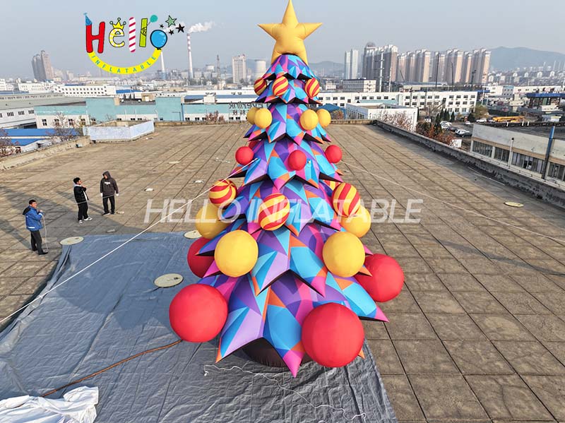 Christmas Shopping Mall Decoration 18 Foot Colorful Inflatable Christmas Tree Decoration插图3 Christmas Shopping Mall Decoration 18 Foot Colorful Inflatable Christmas Tree Decoration插图3