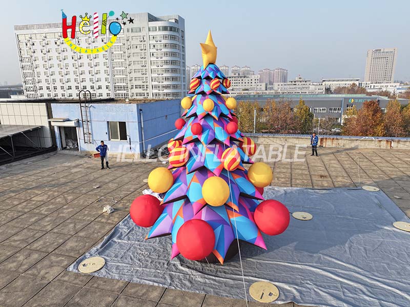 Christmas Shopping Mall Decoration 18 Foot Colorful Inflatable Christmas Tree Decoration插图4 Christmas Shopping Mall Decoration 18 Foot Colorful Inflatable Christmas Tree Decoration插图4