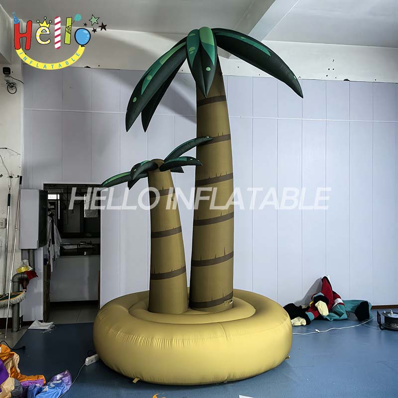 Pool Party Event Plant Decoration Inflatable Palm Tree Model Giant Inflatable Coconut Palm