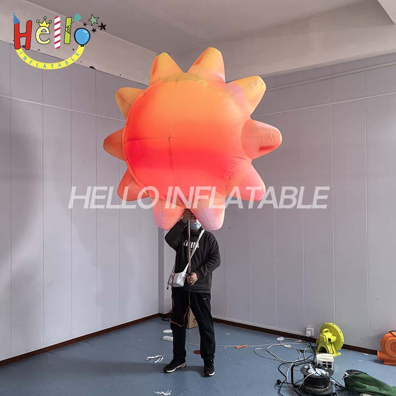 Hand Held LED Inflatable Star Light Bulb Advertisement Decoration Stage Performance