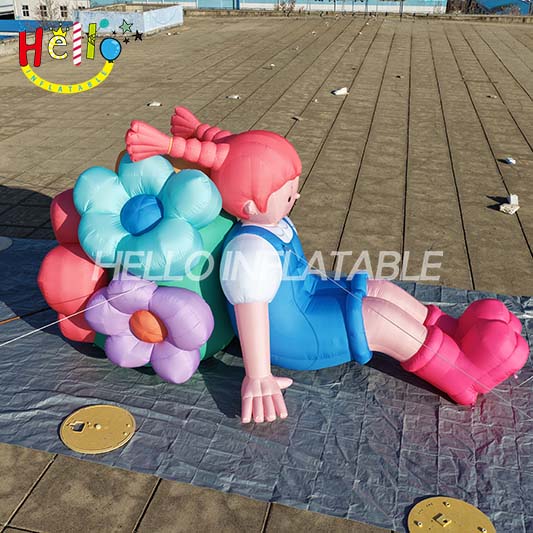 Giant Advertising Inflatable Cartoon Girl Model Product Inflatable Character for Event Decoration插图1 Giant Advertising Inflatable Cartoon Girl Model Product Inflatable Character for Event Decoration插图1