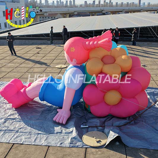 Giant Advertising Inflatable Cartoon Girl Model Product Inflatable Character for Event Decoration插图2 Giant Advertising Inflatable Cartoon Girl Model Product Inflatable Character for Event Decoration