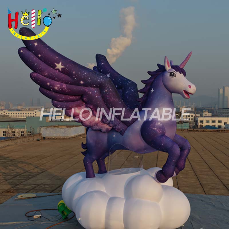 Greek Mythology Giant Inflatable Horse with Winged unicorn Decoration插图 Greek Mythology Giant Inflatable Horse with Winged unicorn Decoration插图