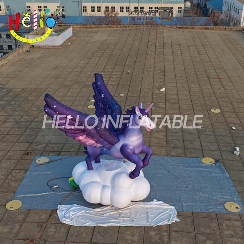 Greek Mythology Giant Inflatable Horse with Winged unicorn Decoration插图3 Greek Mythology Giant Inflatable Horse with Winged unicorn Decoration插图3