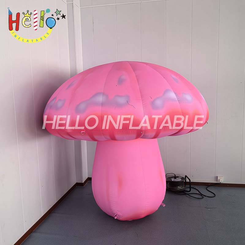 Custom Advertising Inflatable Mushroom Inflatable Plant Model with Electric Air Blower for Outdoor Events
