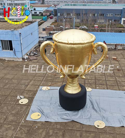 Giant Advertising Golden Inflatable Award Blowup Trophy