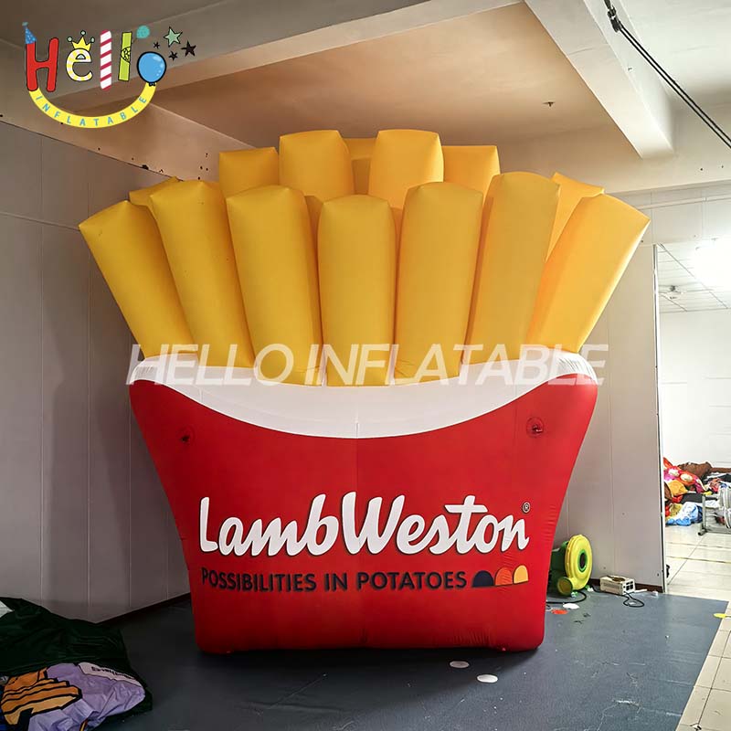 Fast Food Advertising Promotion Food Model Giant Inflatable Hamburger and French Fries插图2 Fast Food Advertising Promotion Food Model Giant Inflatable Hamburger and French Fries插图2