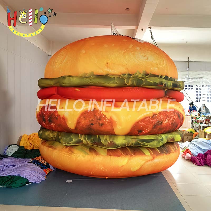 Fast Food Advertising Promotion Food Model Giant Inflatable Hamburger and French Fries插图3 Fast Food Advertising Promotion Food Model Giant Inflatable Hamburger and French Fries插图3