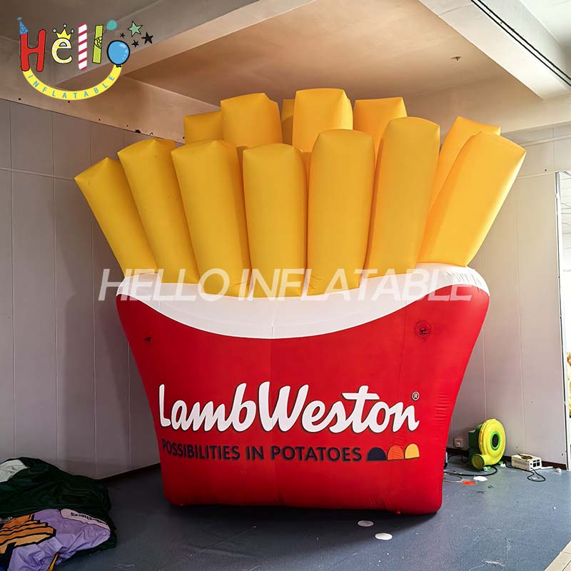 Fast Food Advertising Promotion Food Model Giant Inflatable Hamburger and French Fries插图4 Fast Food Advertising Promotion Food Model Giant Inflatable Hamburger and French Fries插图4