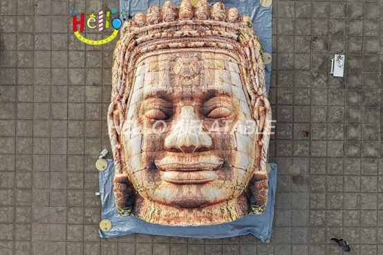 Inflatable Cartoon Characters Captivating Crowds with Visual Appeal