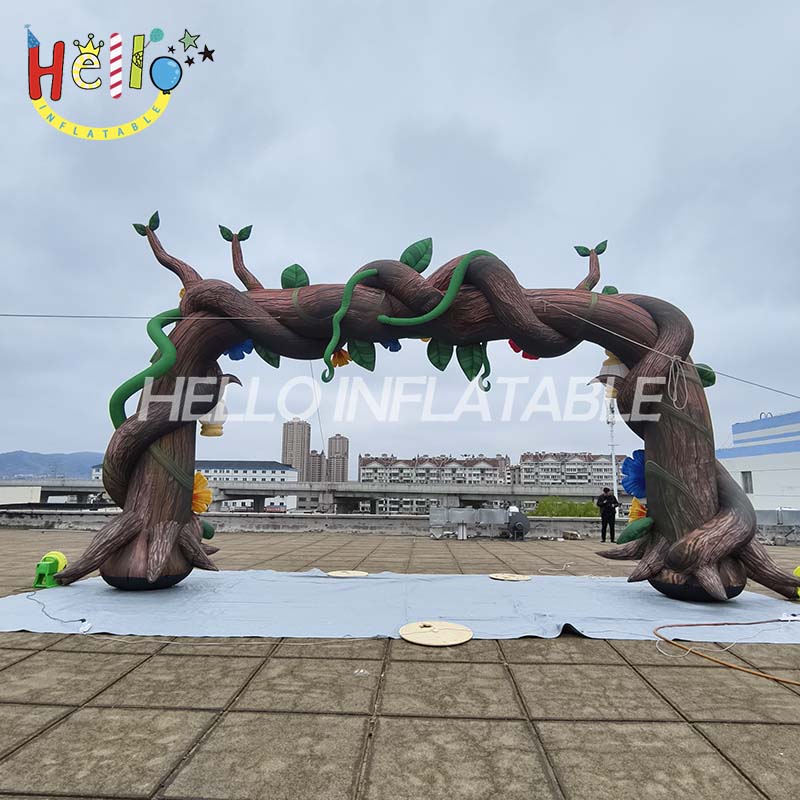 Customized Outdoor Inflatable Tree Flower Arch Decoration with Blowers for Event Promotion插图1 Customized Outdoor Inflatable Tree Flower Arch Decoration with Blowers for Event Promotion插图1