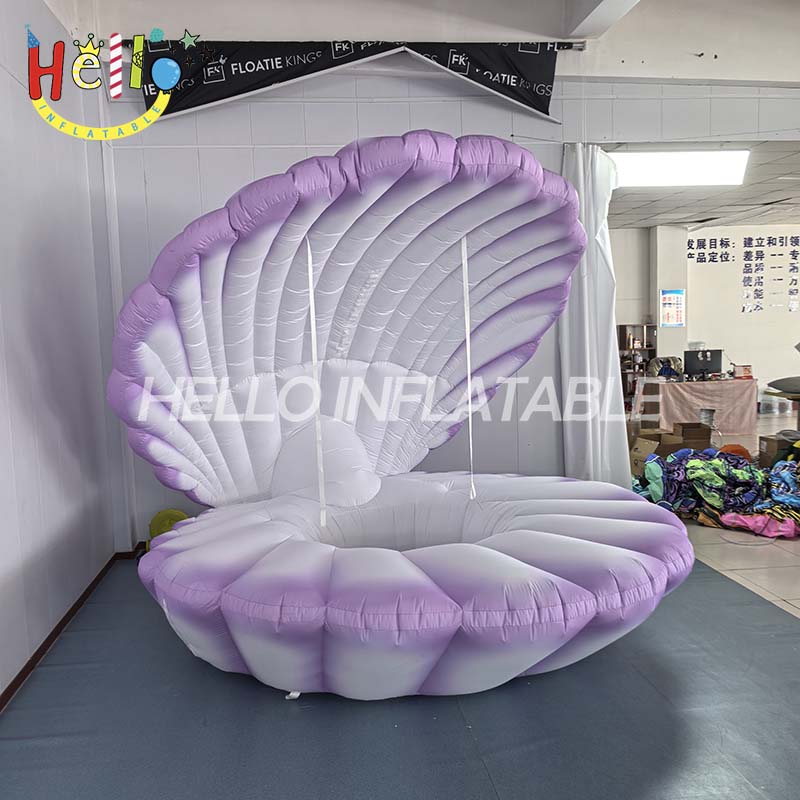 Unique Inflatable Shell Costume Wearable Sea Shell Mascot High Quality Oxford Cloth for Performance Parade Lightweight Design Fast Shipping