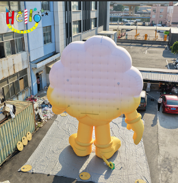Giant Inflatable Cloud Mascot with Sunglasses, Custom Large Advertising Cartoon Figure for Outdoor Promotion and Event Decoration插图2 Giant Inflatable Cloud Mascot with Sunglasses, Custom Large Advertising Cartoon Figure for Outdoor Promotion and Event Decoration