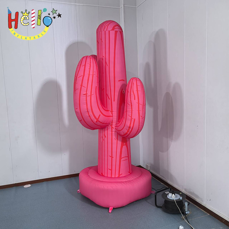 Giant Pink Inflatable Cactus Model, Custom Large Saguaro Cactus for Desert Theme Event and Advertising Decoration插图 Giant Pink Inflatable Cactus Model, Custom Large Saguaro Cactus for Desert Theme Event and Advertising Decoration