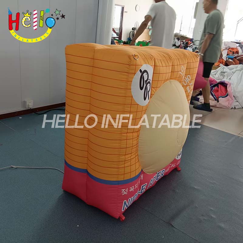 Giant Custom Inflatable Medical Nipple Cover Packaging, Large Branded Beauty Product Replica for K-Beauty Expo and Retail Display