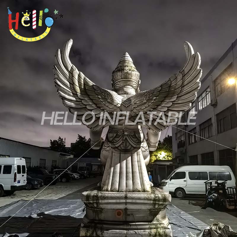 Giant Custom Inflatable Garuda Bird God Statue, Large Mythological Eagle Deity Mascot for Southeast Asian Cultural Event and Temple Festival Decoration