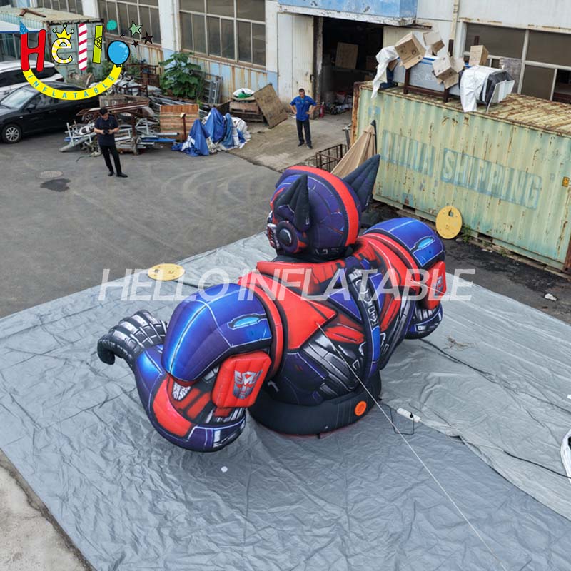 Giant Custom Inflatable Optimus Prime Bust, Large Transformers Robot Mascot for Comic-Con and Sci-Fi Event Decoration
