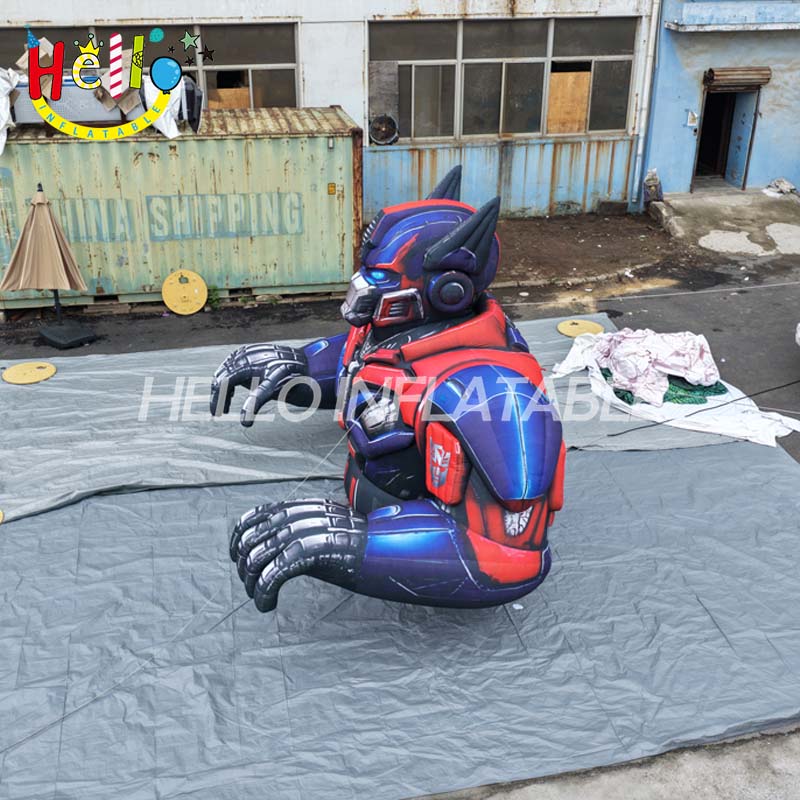 Giant Custom Inflatable Optimus Prime Bust, Large Transformers Robot Mascot for Comic-Con and Sci-Fi Event Decoration