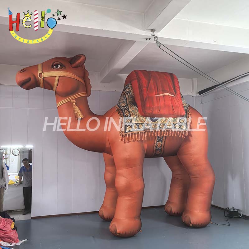 Giant Custom Inflatable Camel for Advertising and Events, Large Realistic Arabian Camel Mascot for Desert Theme Decoration插图 Giant Custom Inflatable Camel for Advertising and Events, Large Realistic Arabian Camel Mascot for Desert Theme Decoration