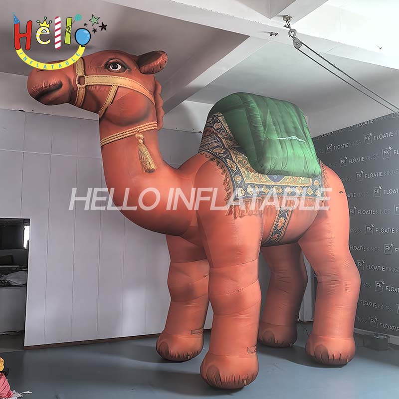 Giant Custom Inflatable Camel for Advertising and Events, Large Realistic Arabian Camel Mascot for Desert Theme Decoration插图4 Giant Custom Inflatable Camel for Advertising and Events, Large Realistic Arabian Camel Mascot for Desert Theme Decoration