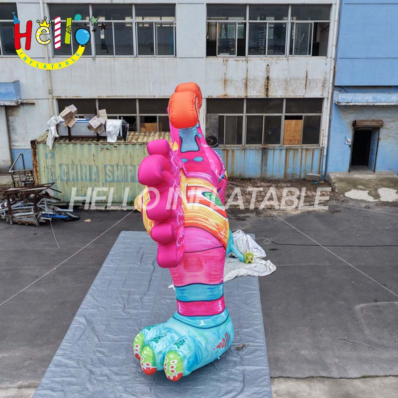 Giant Custom Inflatable Psychedelic Monster Archway, Large Colorful Cartoon Alien Entrance for Music Festival and Event Decoration