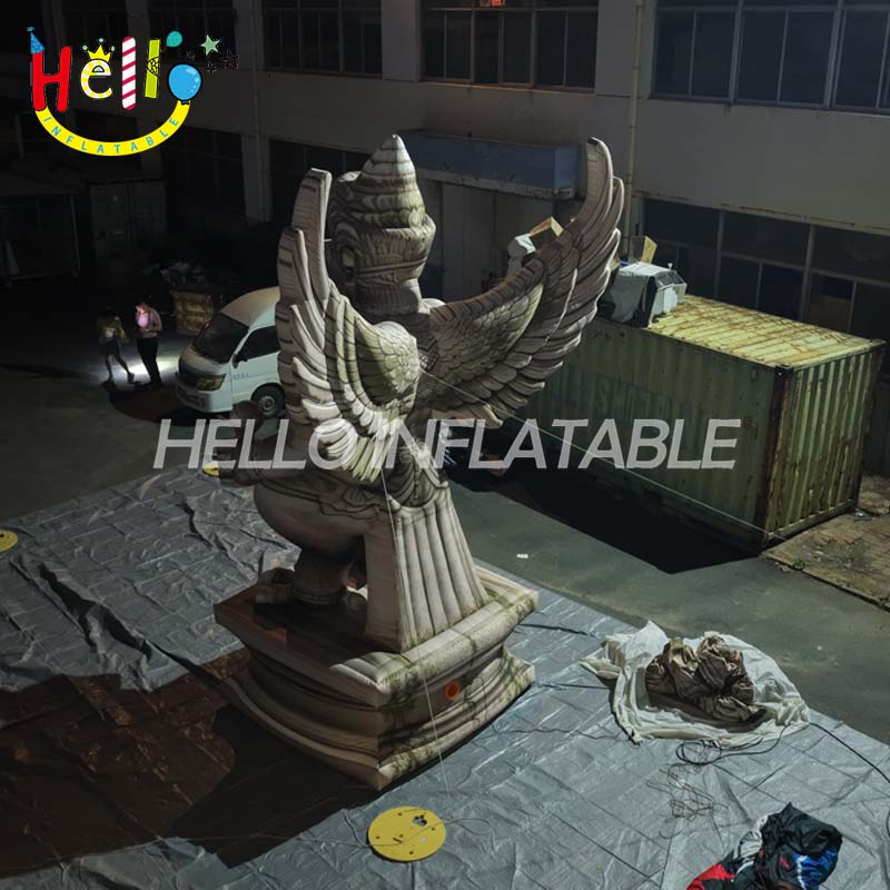Giant Custom Inflatable Garuda Bird God Statue, Large Mythological Eagle Deity Mascot for Southeast Asian Cultural Event and Temple Festival Decoration