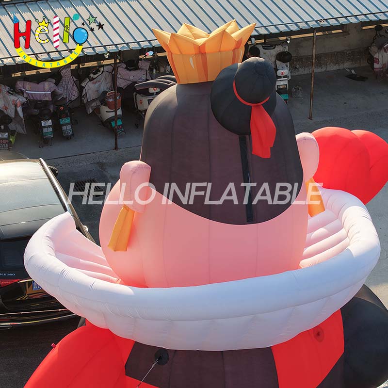 Giant Custom Inflatable Queen of Hearts Character, Large Alice in Wonderland Villain Figure for Fairy Tale Event and Mall Decoration