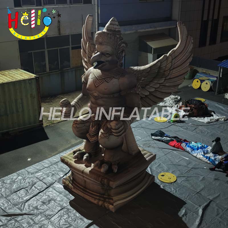 Giant Custom Inflatable Garuda Bird God Statue, Large Mythological Eagle Deity Mascot for Southeast Asian Cultural Event and Temple Festival Decoration
