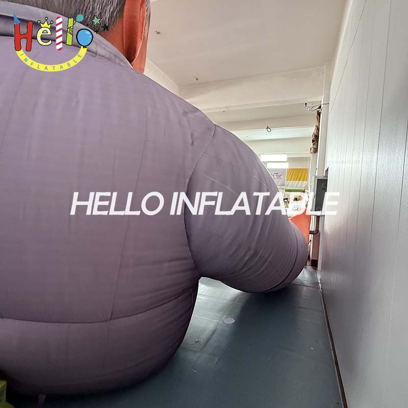 Custom Giant Inflatable Realistic Man Figure with Rose Bouquet, Personalized Life-Size Character Mascot for Corporate Event and Brand Promotion