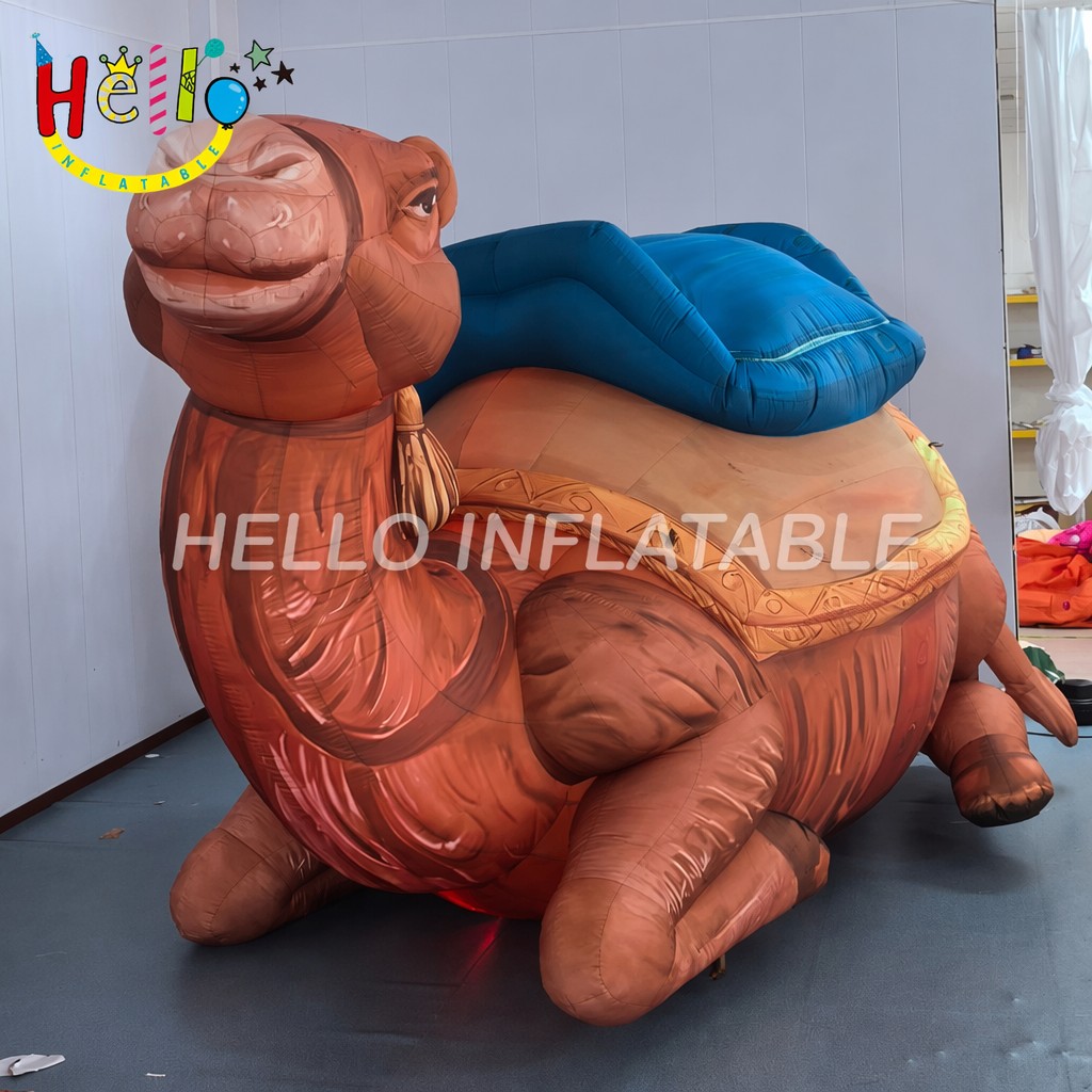 Outdoor Desert Theme Promotion Life Size Sitting Camel Balloon Model For Brand Identity Marketing Advertising Inflatables