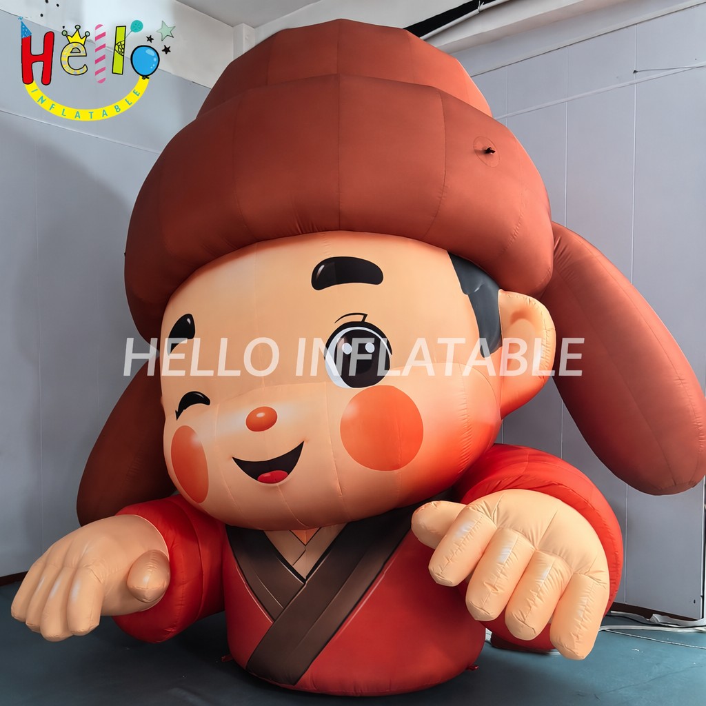 Cute Winking Cartoon Character Model For Kids Event Theme Park Indoor Outdoor Decor Inflatable Mascot