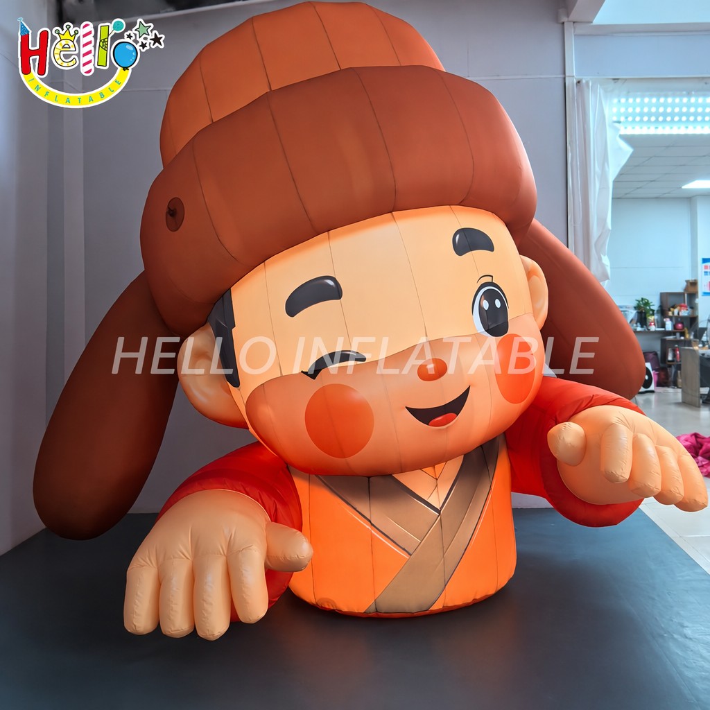Cute Winking Cartoon Character Model For Kids Event Theme Park Indoor Outdoor Decor Inflatable Mascot