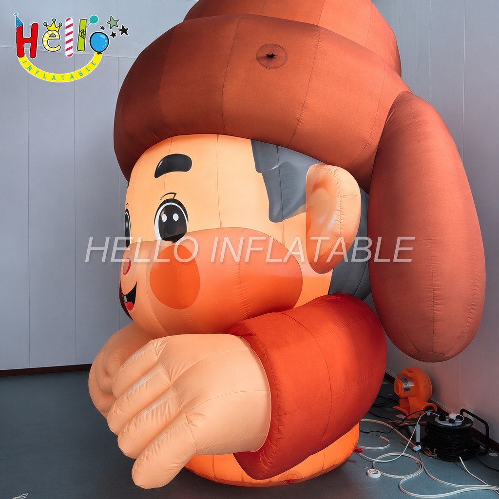 Cute Winking Cartoon Character Model For Kids Event Theme Park Indoor Outdoor Decor Inflatable Mascot