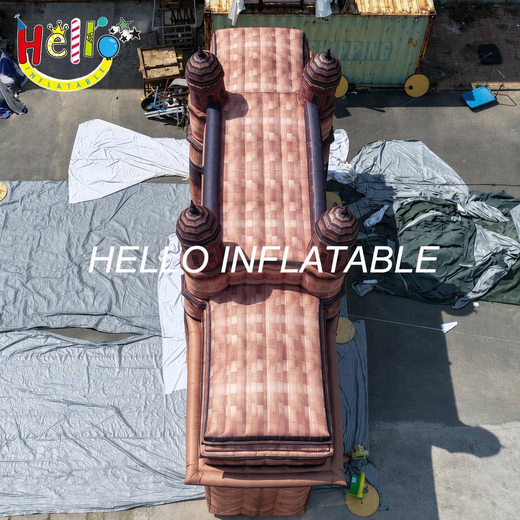 Large Scale Outdoor Cultural Heritage Monument Gate Entrance Archway for Theme Park Historic Inflatable Model