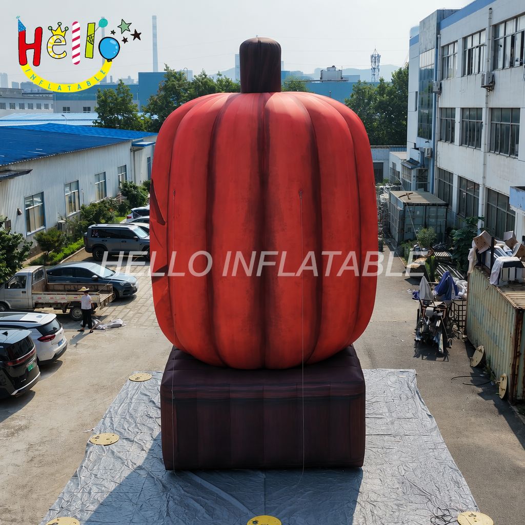Custom Logo Outdoor Giant Blow Up Jack O' Lantern Model For City Square Party Ornament Halloween Inflatable Decoration