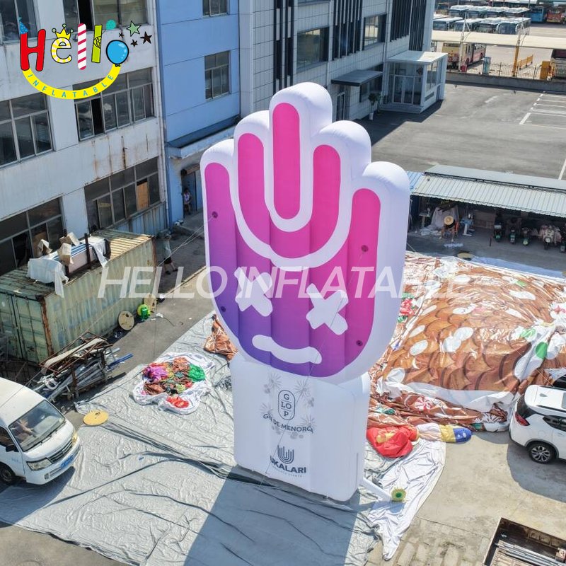 Giant Custom Inflatable Gin Brand Mascot, Large Promotional Alcohol Themed Cartoon Hand Character with Custom Logo for Outdoor Event and Festival Advertising