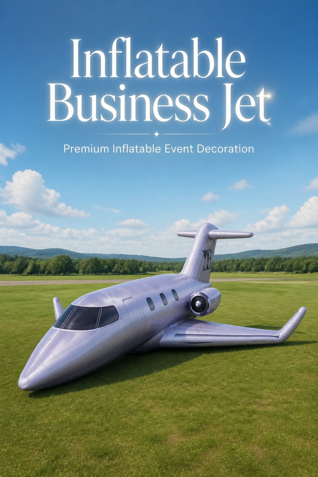 Commercial Grade Custom Logo Inflatable Aircraft Replica for Luxury Brand Activation Aviation Expo Grand Opening插图 Commercial Grade Custom Logo Inflatable Aircraft Replica for Luxury Brand Activation Aviation Expo Grand Opening