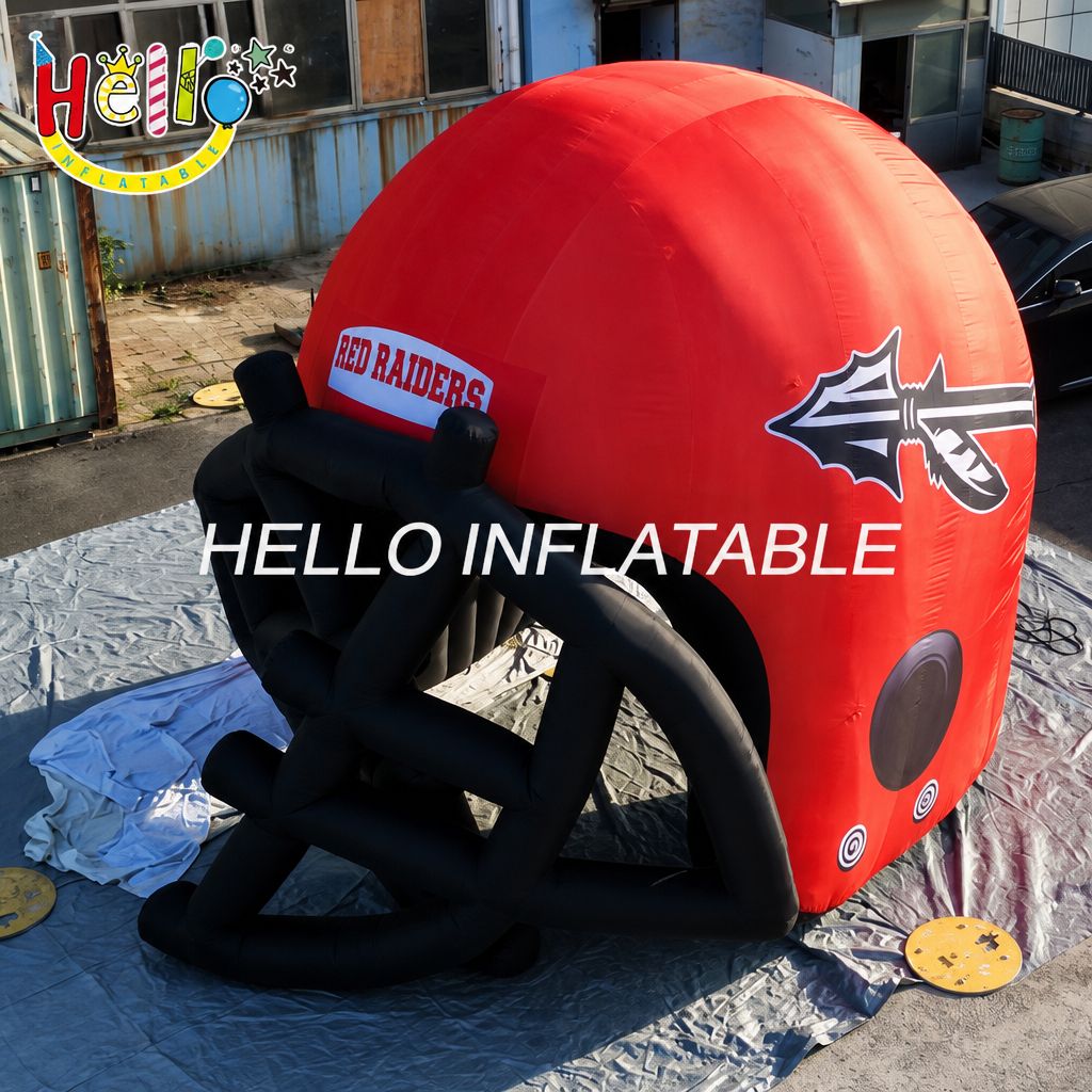 Large Scale Blow Up American Football Helmet Model with Team Logo for Stadium Tailgate Party Sports Event Inflatable Sports Tunnels插图 Large Scale Blow Up American Football Helmet Model with Team Logo for Stadium Tailgate Party Sports Event Inflatable Sports Tunnels