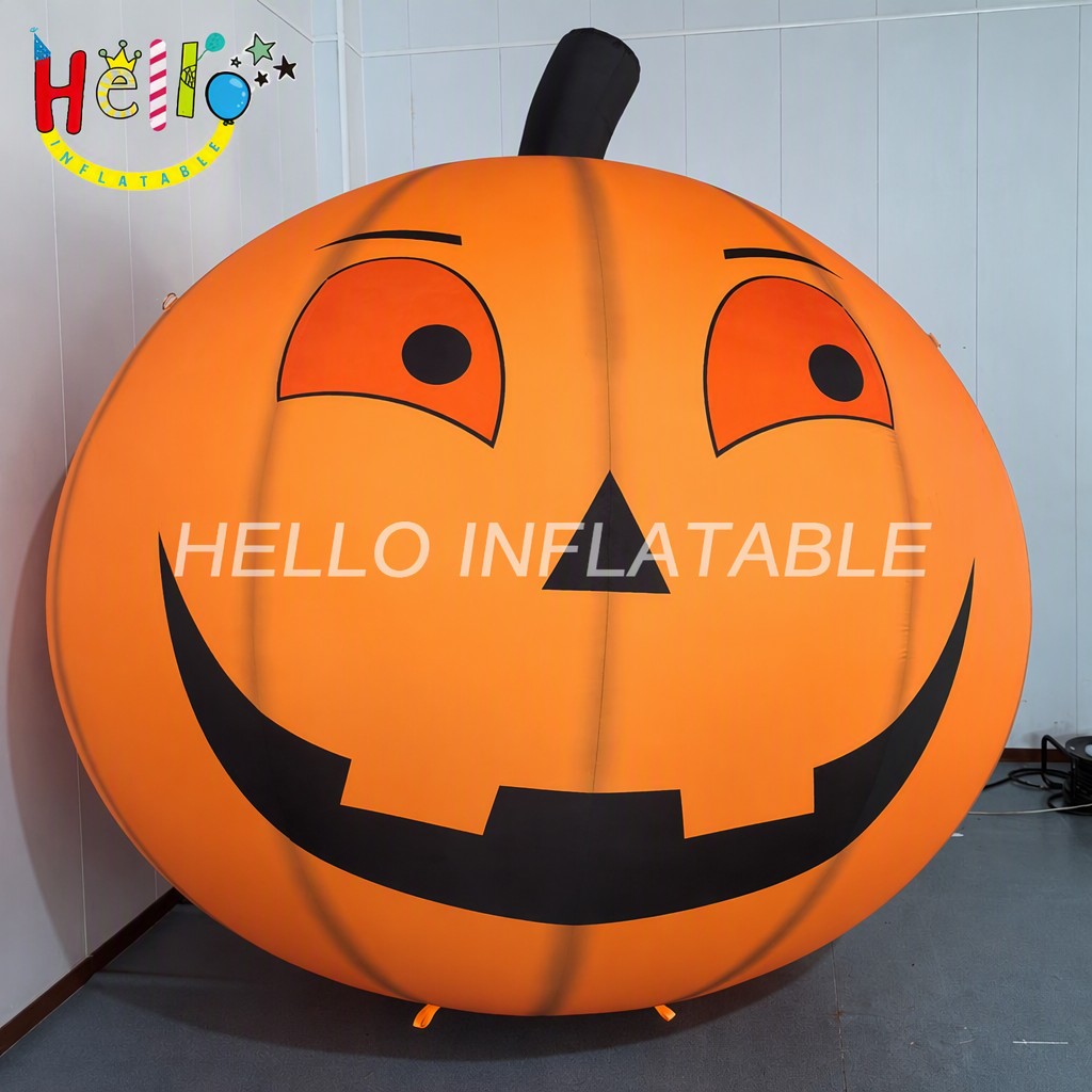 Giant Classic Jack O Lantern Inflatable with Red Iris Eyes for Halloween Party Yard Front Door Decoration Advertising Inflatables