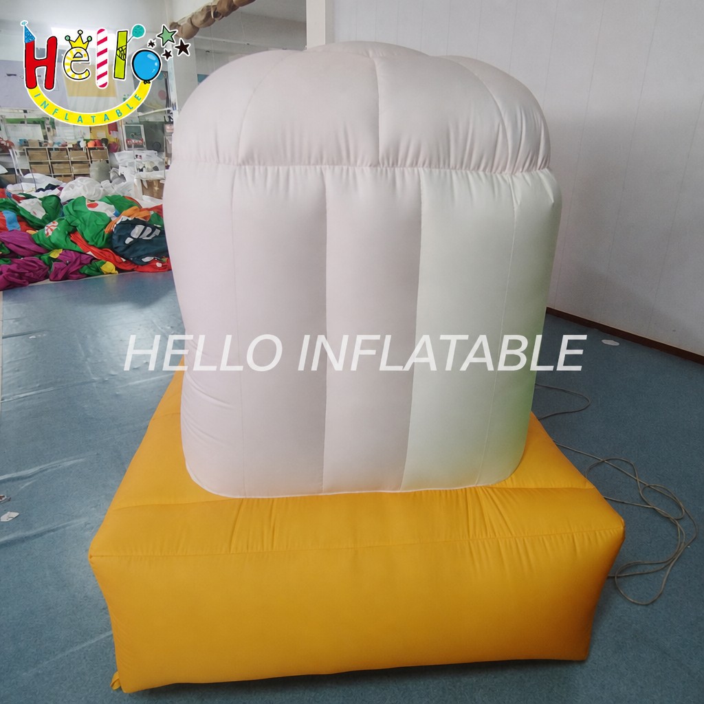 Giant Multi-Color Recycling Sorting Inflatable Station with 6 Drop Pods for Environmental Education Municipal Campaign Advertising Inflatables