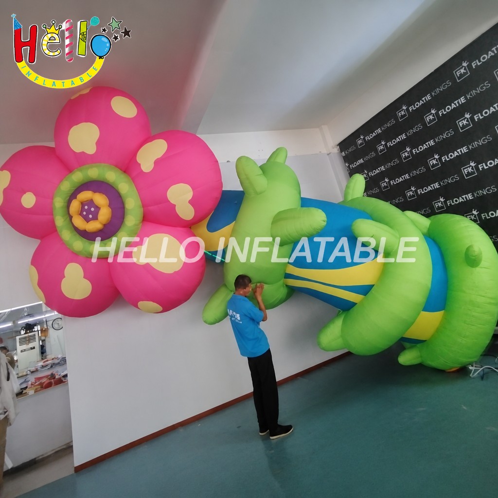 Large Scale Blow Up Flower Sculpture with Multi Color Center for Wedding Garden Party Outdoor Display Inflatable Flowers插图 Large Scale Blow Up Flower Sculpture with Multi Color Center for Wedding Garden Party Outdoor Display Inflatable Flowers