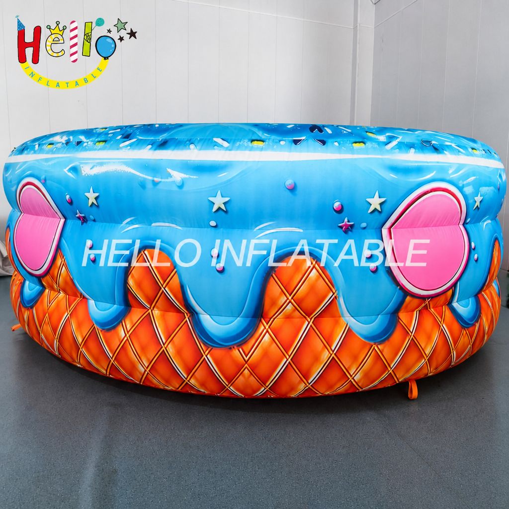 Large Scale Blow Up Frosted Donut Ring with Sprinkles for Ice Cream Shop Dessert Festival Decoration Giant Inflatable Decoration插图2 Large Scale Blow Up Frosted Donut Ring with Sprinkles for Ice Cream Shop Dessert Festival Decoration Giant Inflatable Decoration