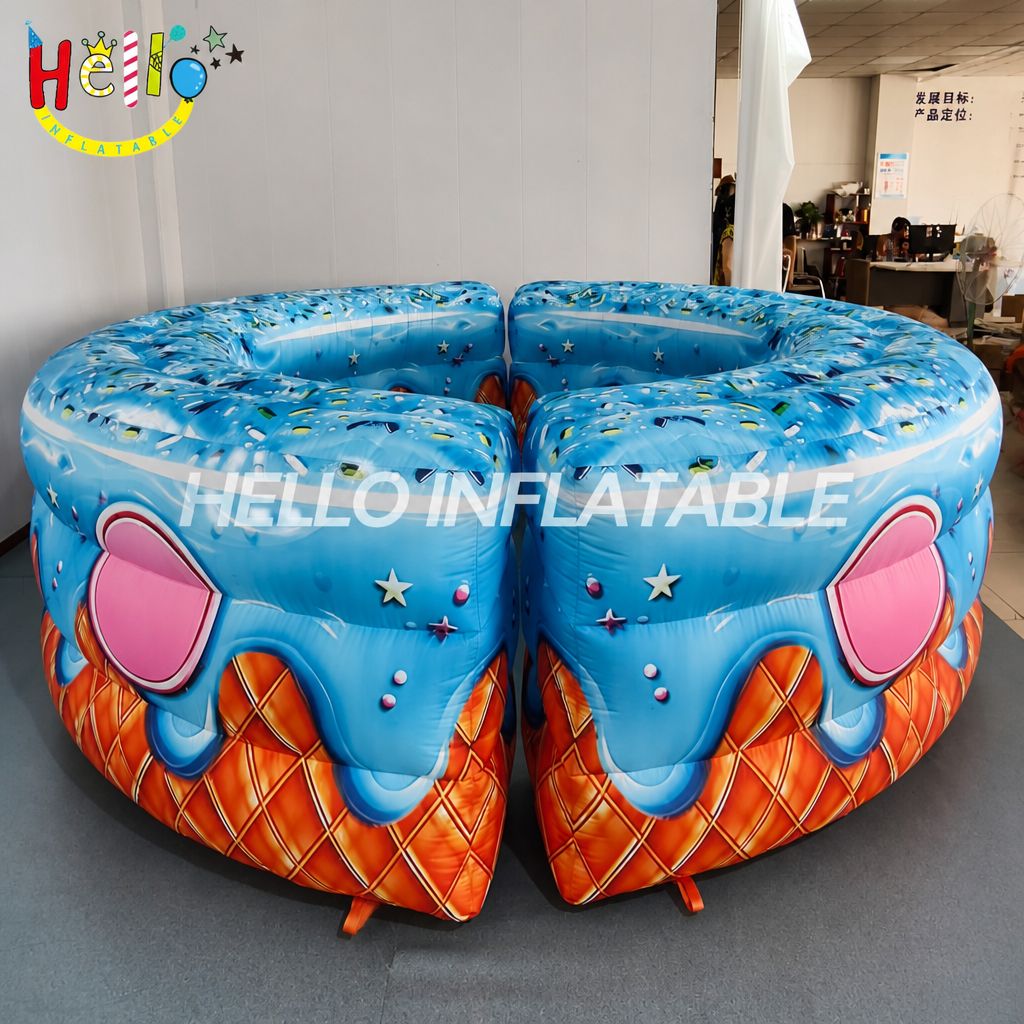 Large Scale Blow Up Frosted Donut Ring with Sprinkles for Ice Cream Shop Dessert Festival Decoration Giant Inflatable Decoration插图1 Large Scale Blow Up Frosted Donut Ring with Sprinkles for Ice Cream Shop Dessert Festival Decoration Giant Inflatable Decoration