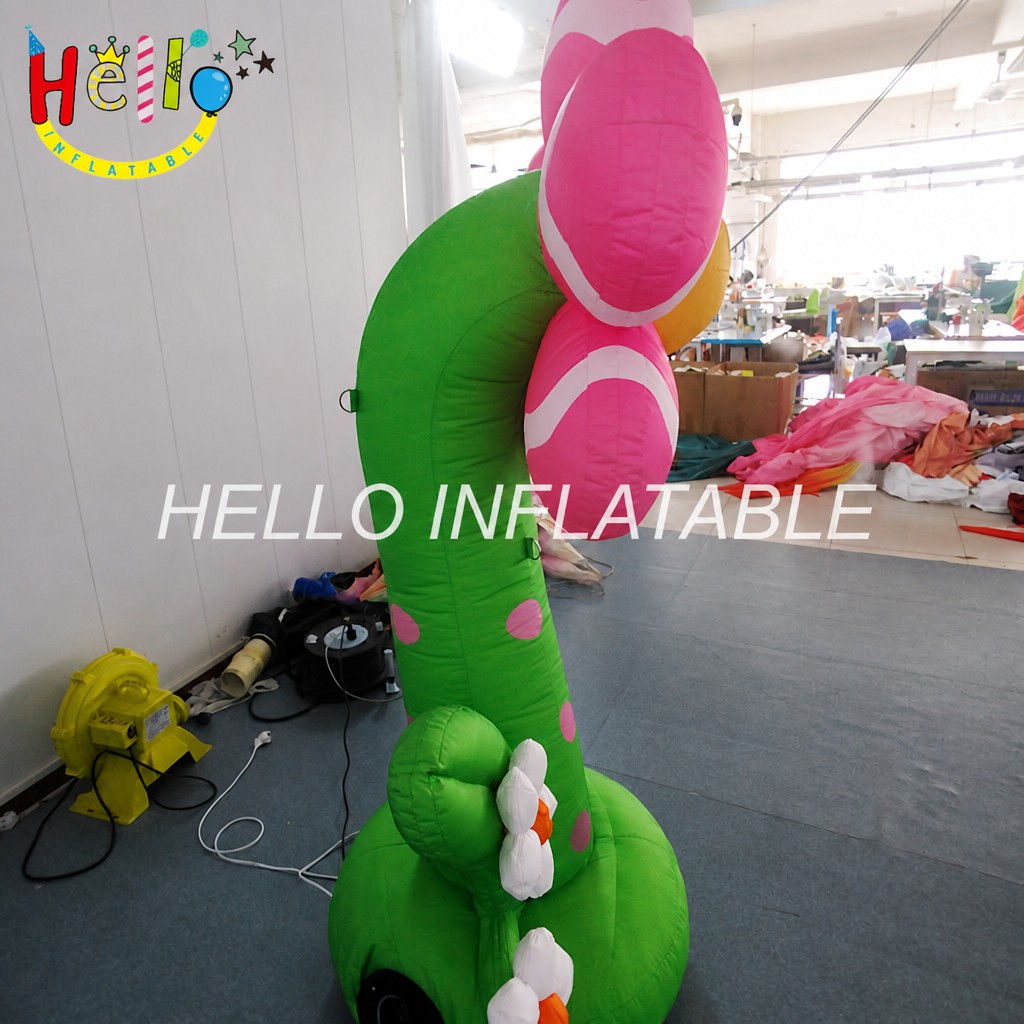 Giant Cute Cartoon Flower Inflatable with White Stripe Petals Smiley Face for Outdoor Garden Spring Theme Decoration插图1 Giant Cute Cartoon Flower Inflatable with White Stripe Petals Smiley Face for Outdoor Garden Spring Theme Decoration