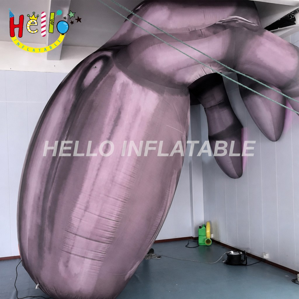 Customized Giant Hand Prop Inflatable with Grey Muscle Texture for Music Festival Stage Night Club Decor Inflatable Stage Decoration